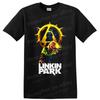 Linkin Park T Shirt Rock Singer Sun Emblem Heavy Metal Concert Graphic Stage Tee