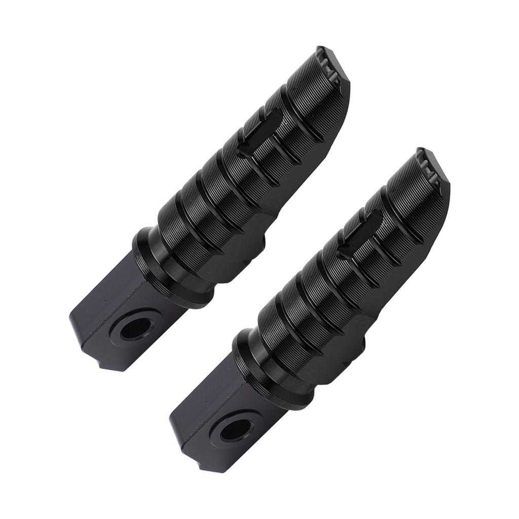 2pcs Motorcycle Front Footpeg Footrest T6063 Aluminum Alloy Anti Slip Rustproof Replacement for GPR125 APR150