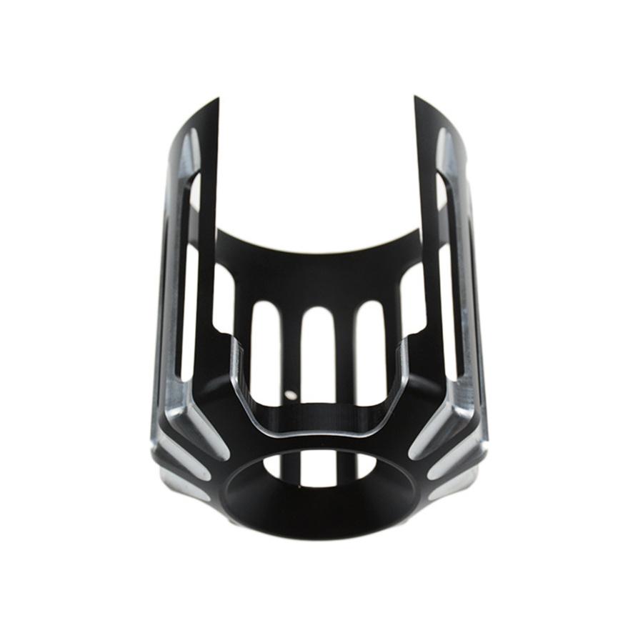 Black CNC Aluminum Alloy Motorcycle Oil Filter Cover Cap Trim