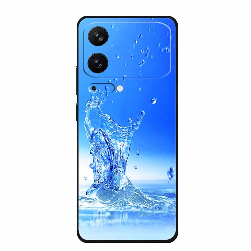 For Xiaomi 17 Pro 2025 Phone Case Fashion Flowers Black Silicone TPU Soft Coque For Xiaomi Mi 17 Pro Max Back Cover Case Shell