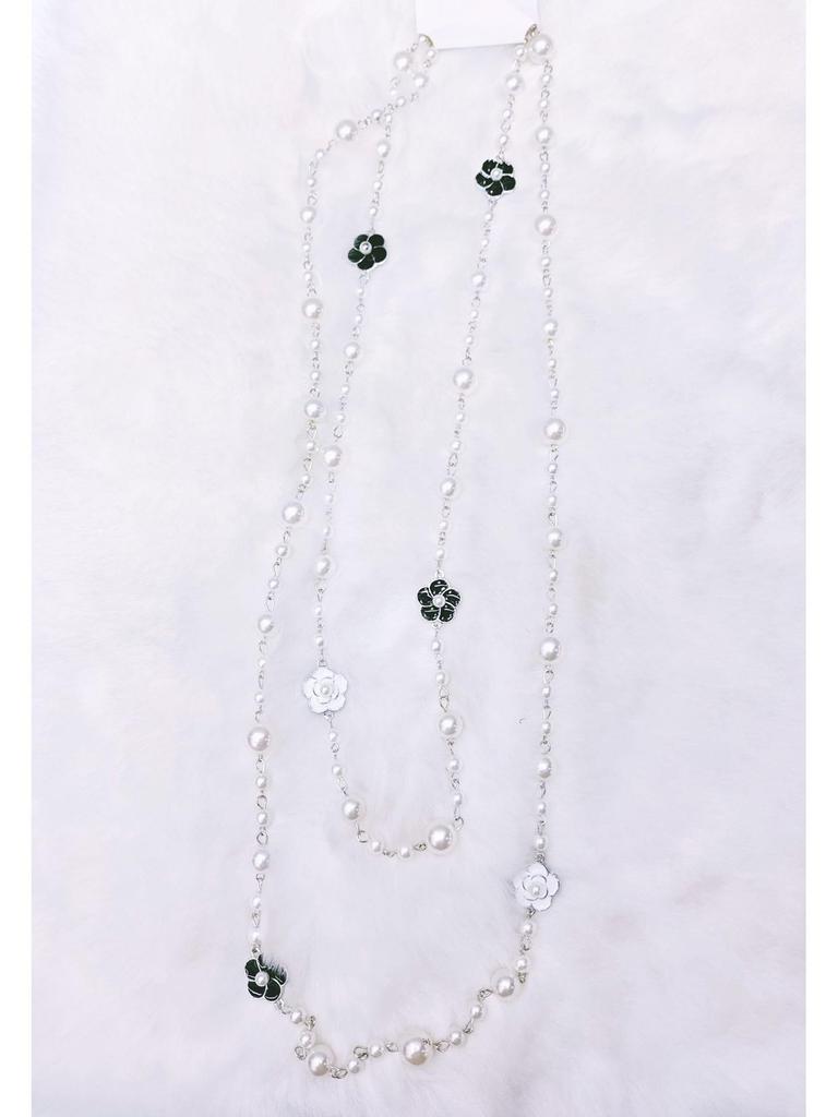 Korean Pearl Necklace: Luxurious Long Sweater Chain for Autumn/Winter