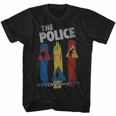 The Police Britse Rockband Syncronicity Heren T-shirt Rockmuziek Merchandise