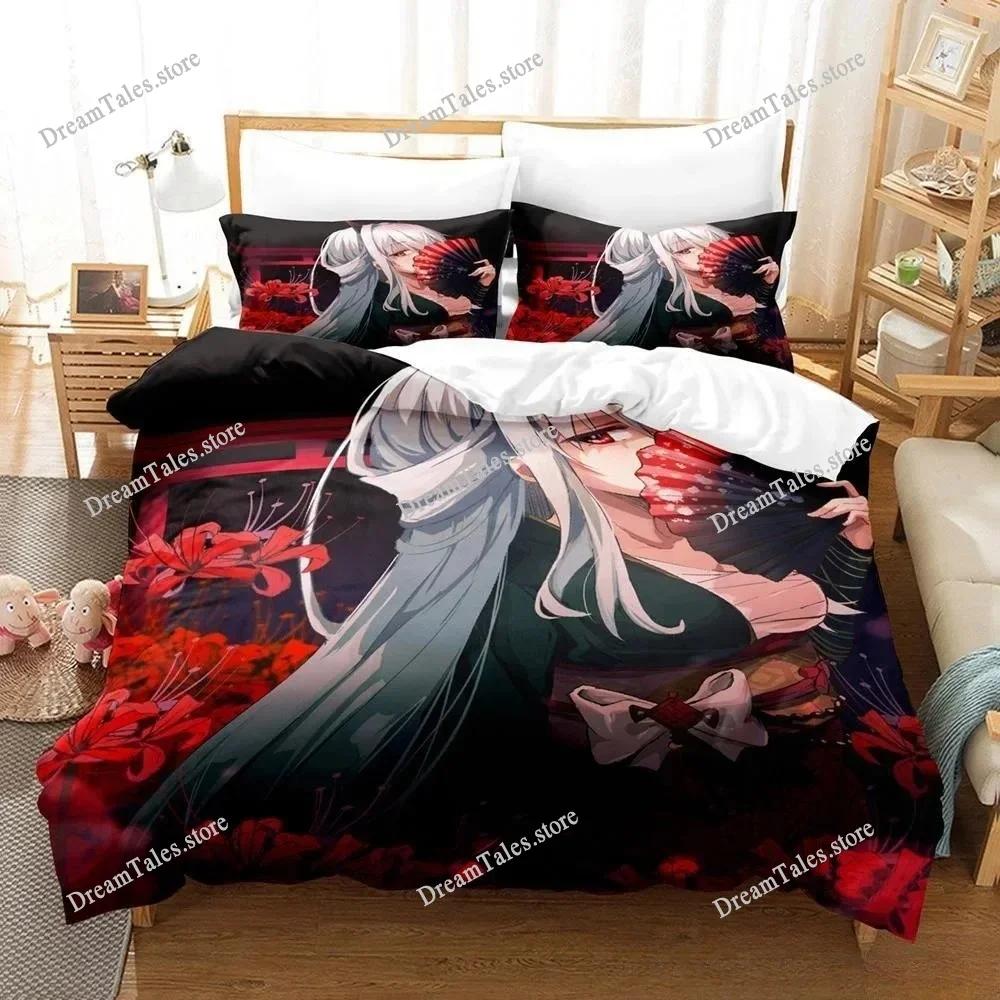 Anime Girls The Demon Girl Next Door Bedding Set Boys Girls Twin Queen Size Duvet Cover Pillowcase Bed Kids Adult Home Textile