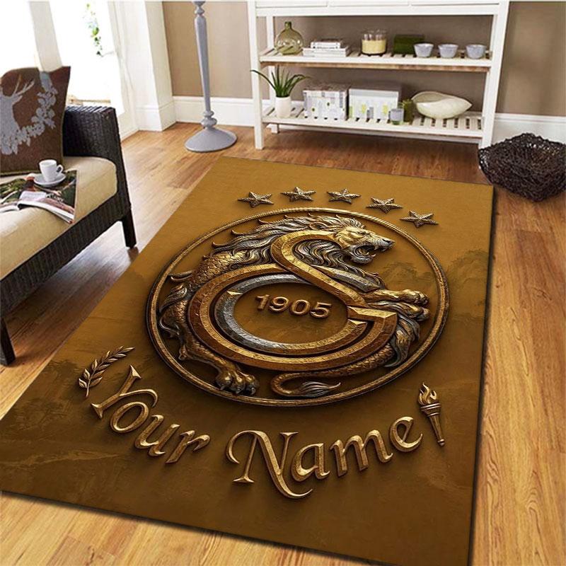 Galatasaray S Custom Name Carpet Rug for Living Room Bedroom Home Sofa Decoration,Kids play Non-slip Floor Mat