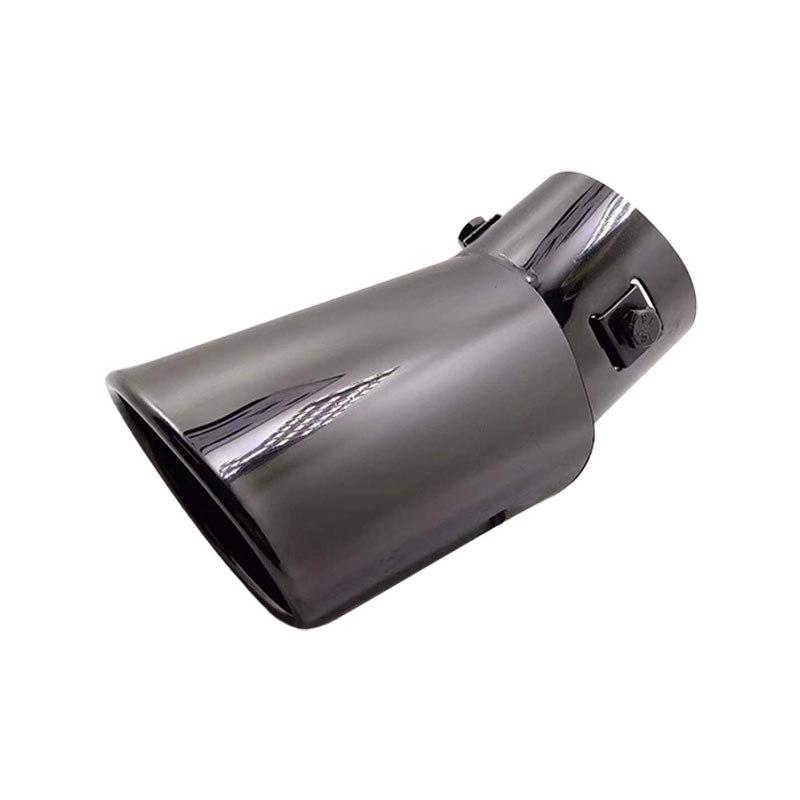 Universal Titanium Black Stainless Steel Exhaust Tailpipe Sleeve for Buick Excelle, Nissan Bluebird, and Ford Focus