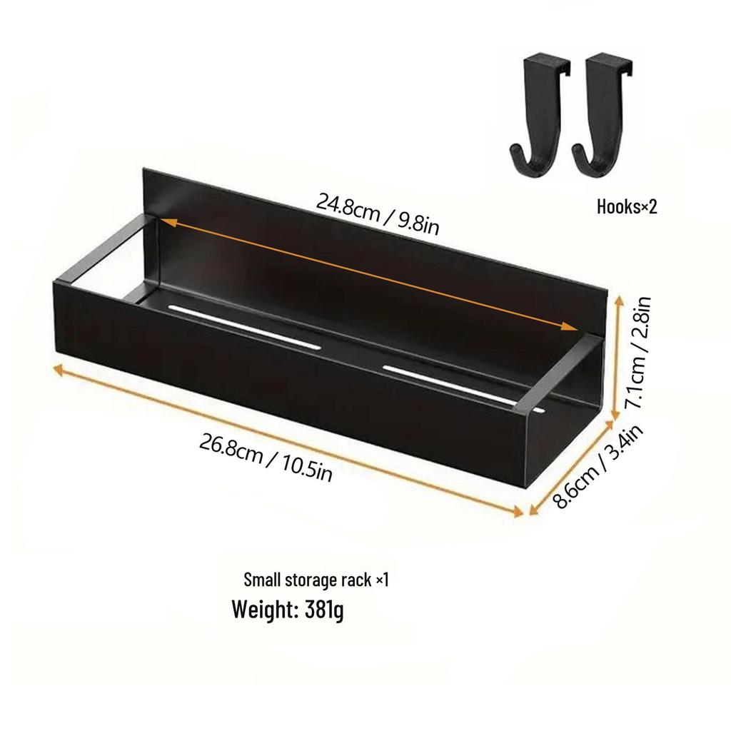 Magnetic Wall-Mounted Refrigerator Storage Shelf