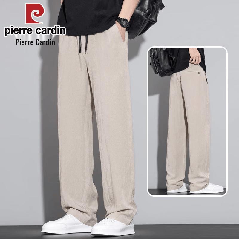 Pierre Cardin Men s Tencel Linen Cooling Loose Straight Casual Pants 5XL