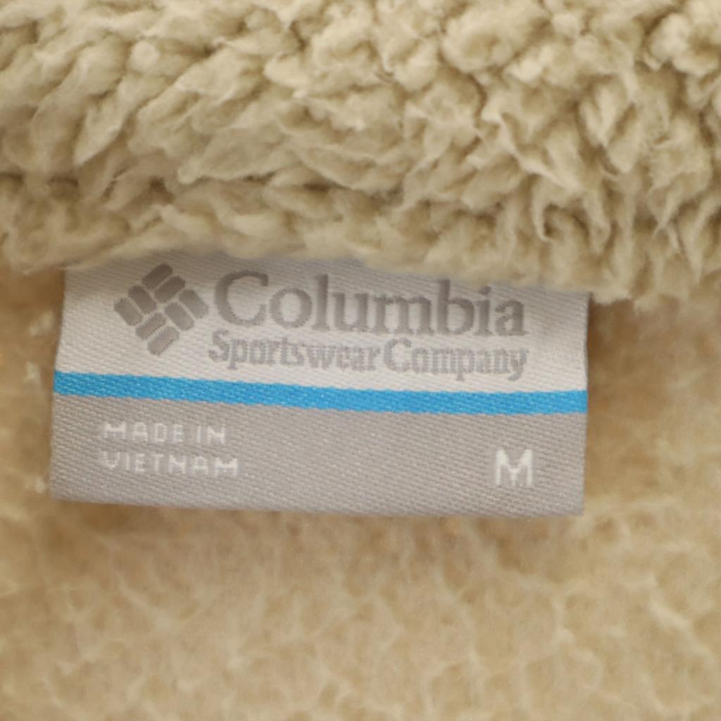 Columbia Rugged Ridge 2 Sherpa Fleece Jacket M Beige Outdoors Men's Used