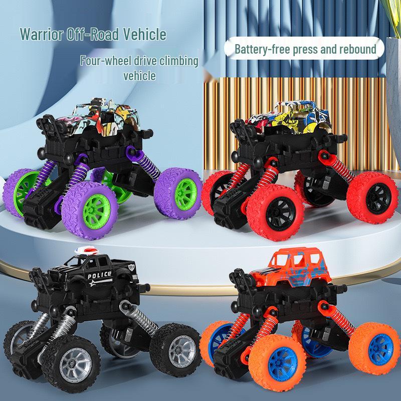 Хит продаж Инерционная детская внедорожная трюковая машина - 4WD Переворот и возможности лазания