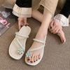 Fashion Soft Woman Slippers Outside On Offer Clappers Slides New Collection Sandals 2025 Summer H Sandal Sale Small Size Shoes for Women
