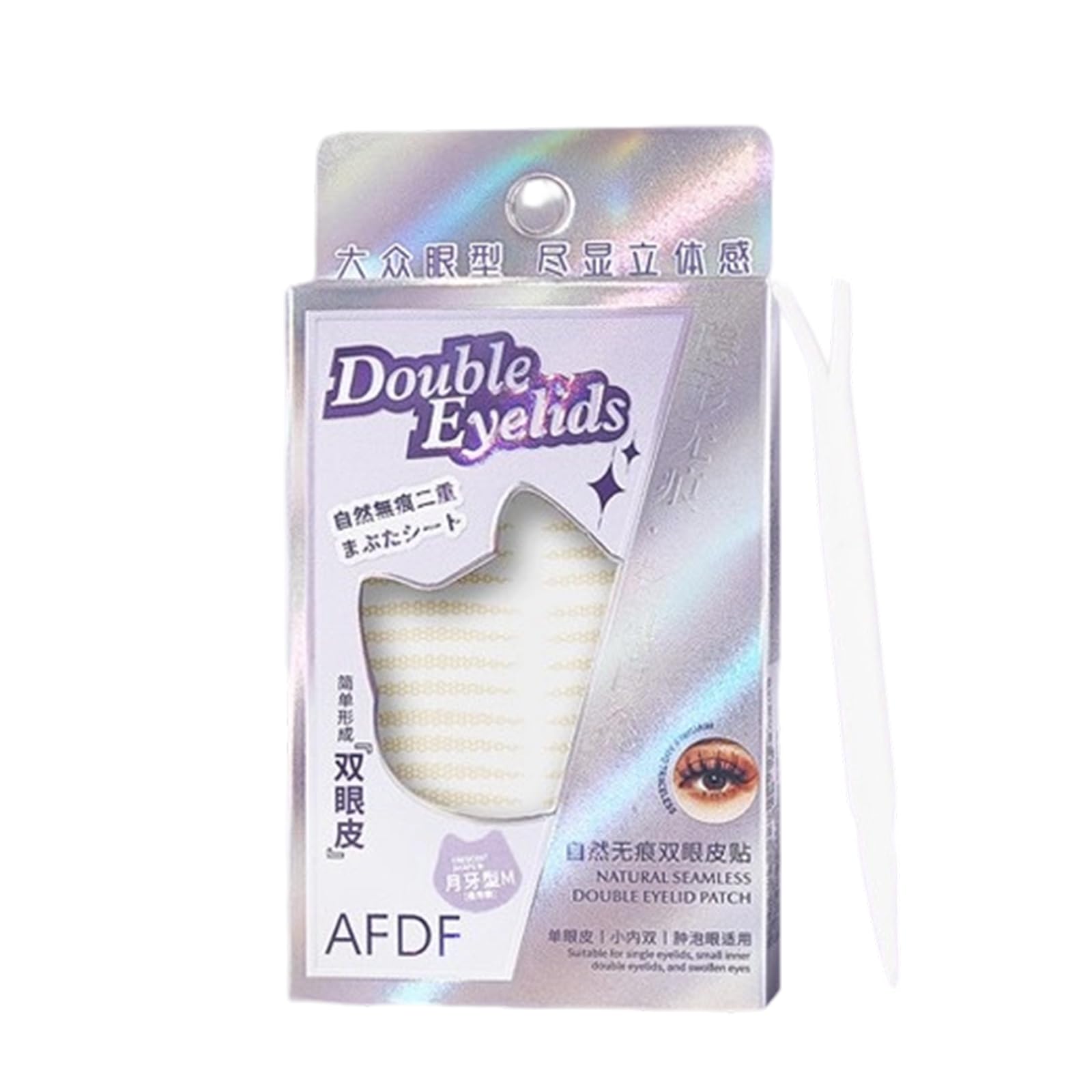 

HESBUTY Double Eyelid Tape, Lace Type, Natural Skin Tone Finish, Inconspicuous and Traceless, Ideal for Creating Double Eyelids, Includes 3 Shapes,