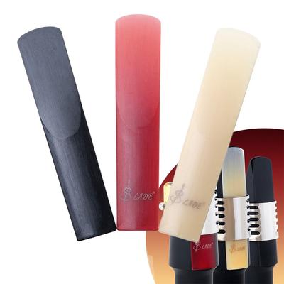 3Pcs Resin Plastic Saxophone Reeds-Parts For Clarinet Soprano Alto Tenor Sax New