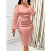 Women's Summer Dress Sexy Spice Satin Dress Haute Couture