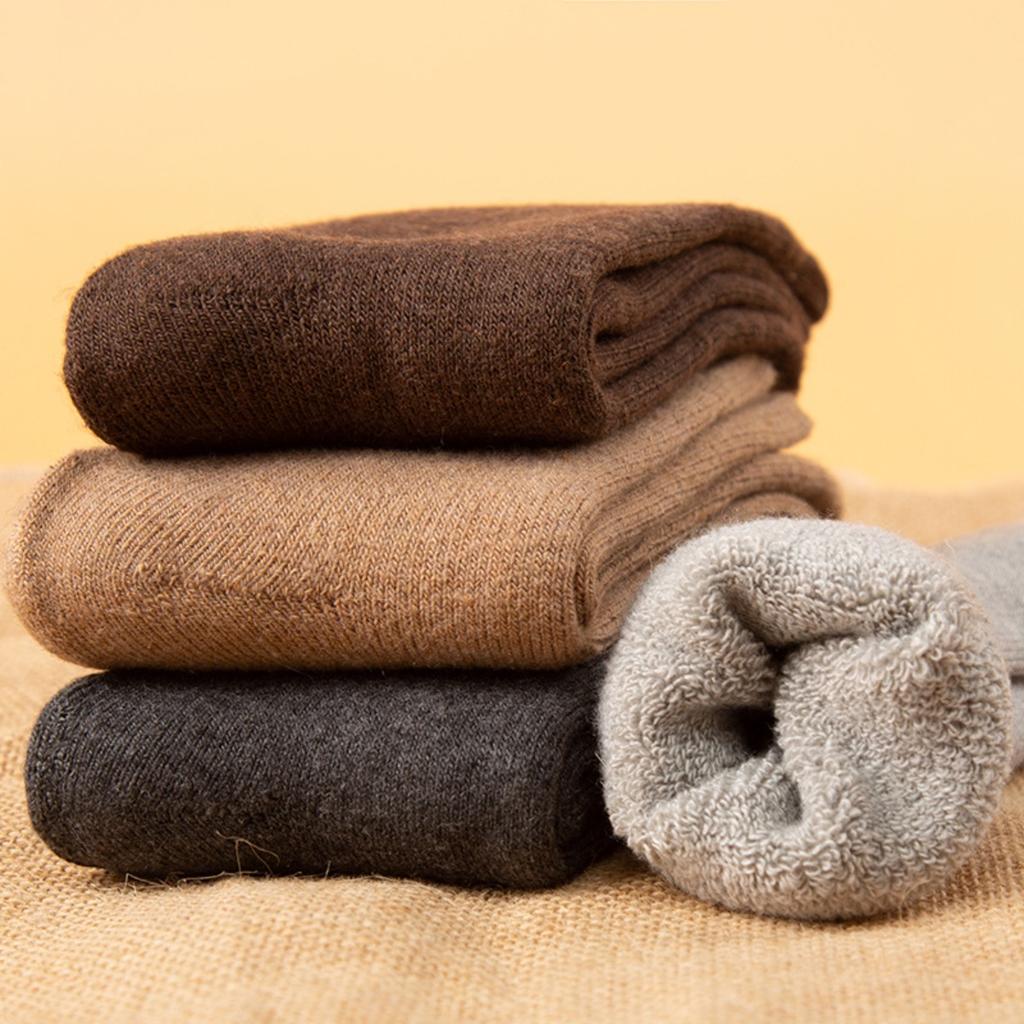 Ultra Thick, Plush Socks, Men's, Casual, Versatile, Looped, Warm Socks, Thick Socks, Plush Socks