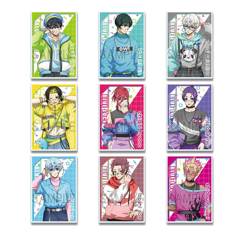 Blue Rock Acrylic Card Trading Box, Original Illustration, Decorative Pop Ver., 9 Cards, ACAN-B002-m99
