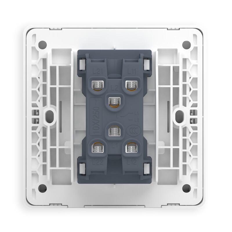 ABB Yuanzhi Series White 86-Type Wall Switches & Sockets