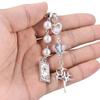 Charming Heart And Star Keychain Accessory Trendy Heart Star Bag Charm Keychain Personalized Keyrings Pendant for Women