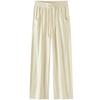 Semir Damen Split Locker lässige Hose mit geschwungenem Schnitt