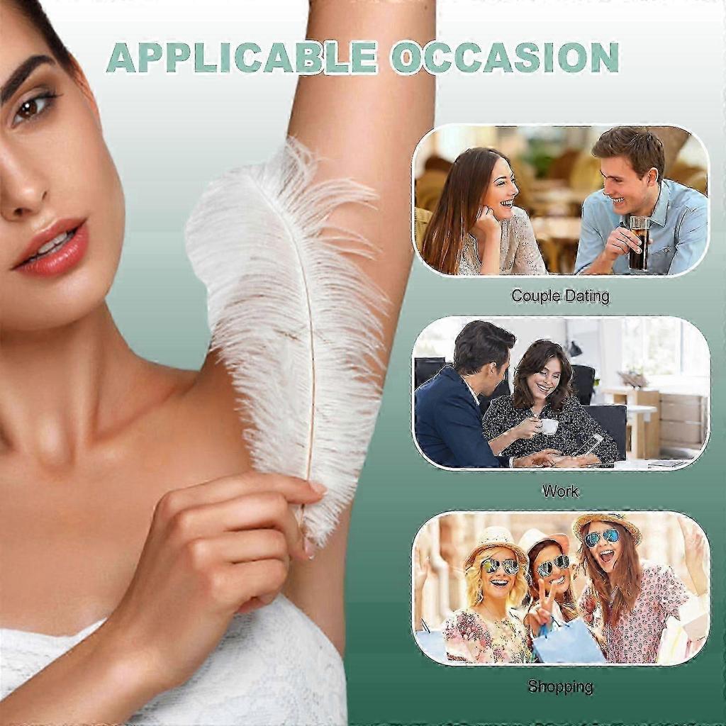 Ouhoe Green Tea Underarm Deodorizing Spray: Underarm Body Odor Removal, Body Deodorizing, Antiperspirant, Light Fragrance Portable Spray