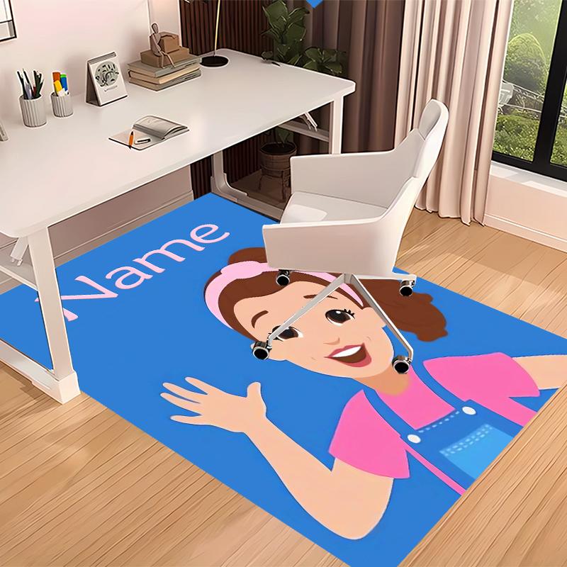 Custom personalization Ms. Rachel Print Area Rug - Soft, Washable Non-Slip Indoor Mat,Living Room,Home&Office Decorative Rug