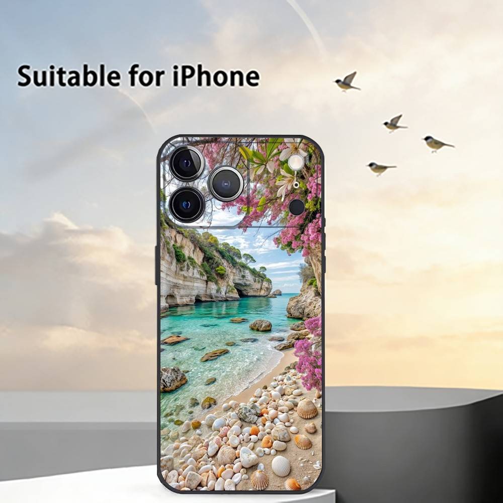 Landscape A-Art Phone Case Silicone Soft For IPhone 17 16 15 14 13 12 11 X XR Plus Pro Max Plus