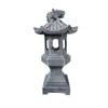 Linterna Pagoda con Luz LED Estilo Zen Aspecto de Piedra para Propietarios de Viviendas