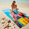 Beach Towel with Ms. Rachel1 Pattern - soft,absorbent,machine washable Lightweight&Modern,swimming,Travel Essentials