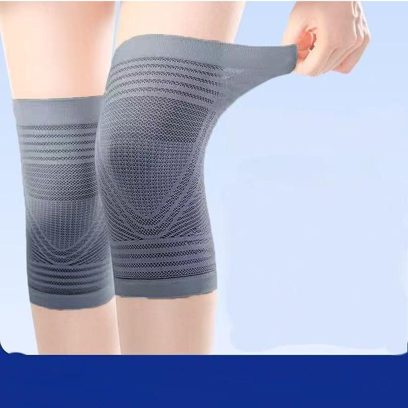 

1Pair Summer Knee Cover Breathable Non-slip Joint Pain Relief Compression Kneepads Air Conditioning Thin Warm Knee Brace
