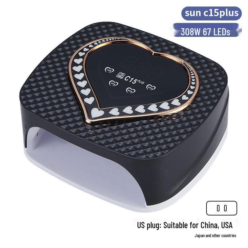 Dazzling 256W LED Nail Curing Lamp, Quick Dry Gel Lamp for Salon Use