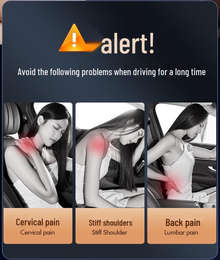 Mitsubishi-Compatible Car Headrest and Lumbar Support Pillow, Maybach Style