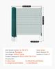 Temporary Fence with Posts, 1.2 X 15m Plastic Mesh Fencing, Garden Safety Fences Netting with Double-Spike Stakes & Guy Ropes, Temporary Fence for
