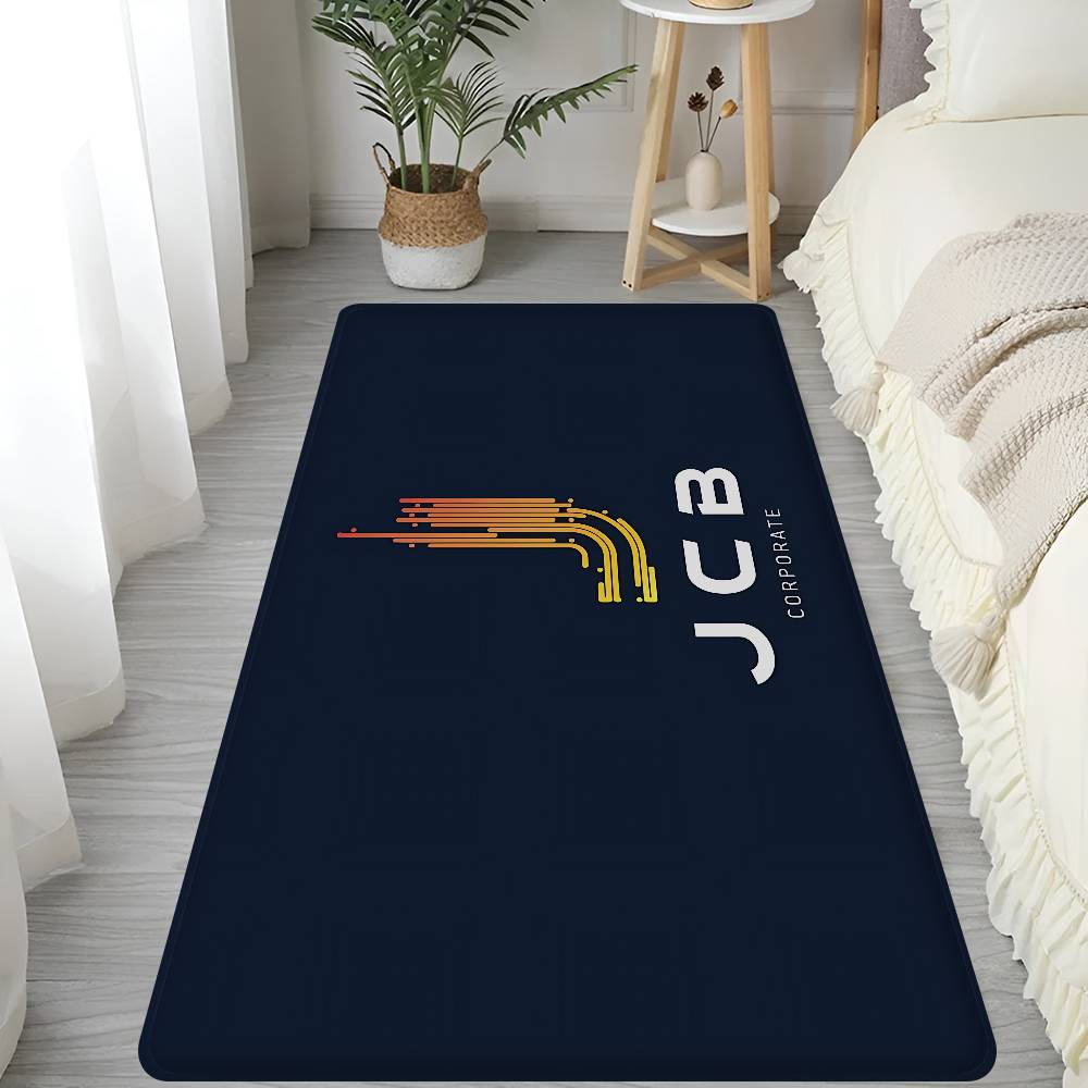 J-JCBS LOGO Hallway Carpet Non-Slip Laundry Room Mat Laundry Decor Balcony Child Living Room Toilet Rug
