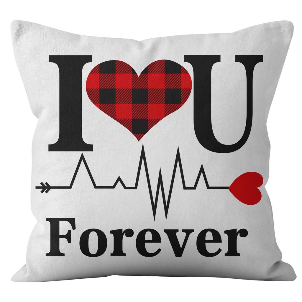 New Valentine's Day Series Pillow Cover Festive Home Gift Pillow Cover