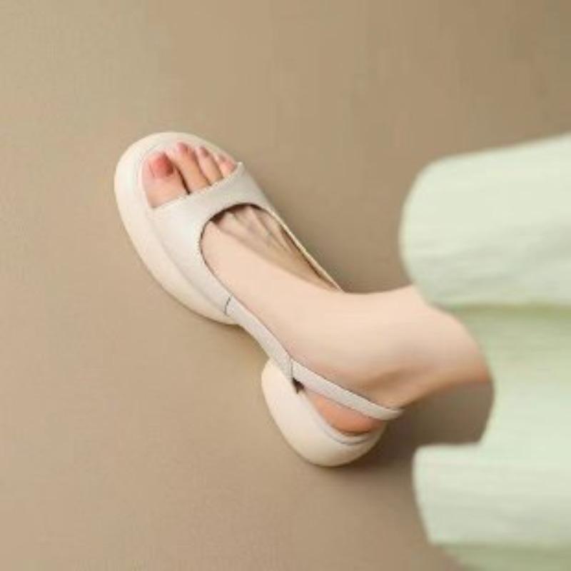 Summer New Women's Platform Sandals Fashion Versatile Wedge Roman Beach Shoes