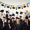 Gold Shining Graduation Party Banner Glitter Decor Graduation Hanging Banner  Party Decorations