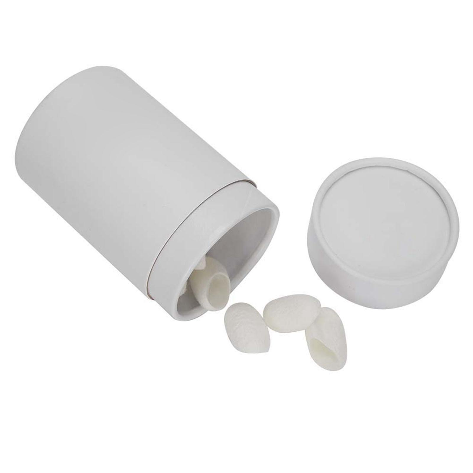 

30 шт. Бутылочка Уход за лицом Натуральные шелковые шарики Уход за кожей Скраб Шелкопрядовые шарики