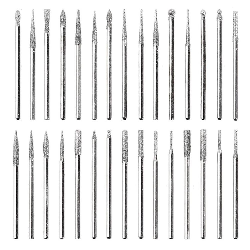 High Quality Diamond Bur Shank 2.35mm Approx. 45mm