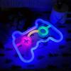 Gamepad neon neon for gaming room decoration, USB or battery powered gaming neon lamp, gaming LED night light wall decoration