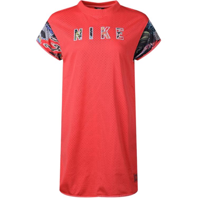 Women's Nike Short Sleeved Dress Women's Orange
