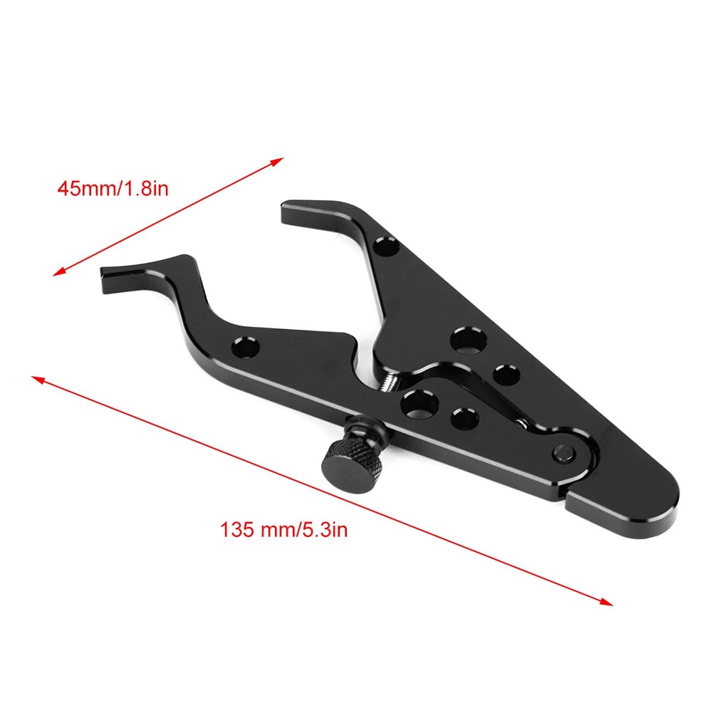 Cruise Throttle Clamp, Steel 135*45mm Cruise Throttle Clamp Handlebar Control Assist Tool for Motorcycle Motorcycle