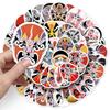 60 Peking Opera Face Painting Huadan Stickers: Chinese Style for Suitcase, Scooter, Car, Phone, and Tablet