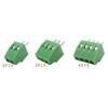 50PCS 2.54Mm 0.1 Inch Pitch PCB Mount Screw Terminal Block Connector, 2P 3P 4P Terminals 150V 6A