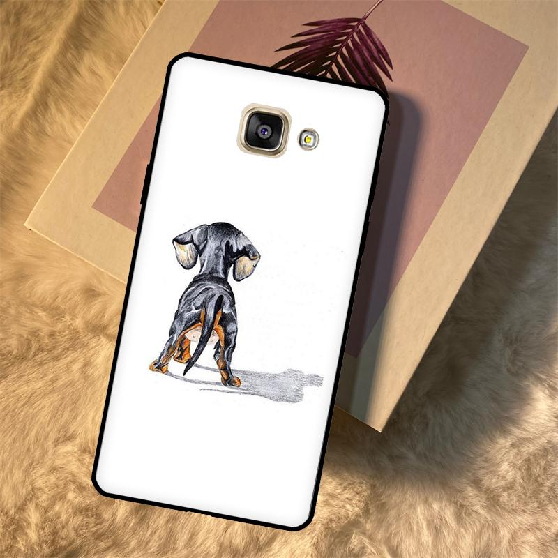 Dachshund Dog Cover For Samsung Galaxy A6 A7 A8 A9 J8 J4 J6 Plus 2018 J7 J5 J3 2016 A5 A3 2017 Back Case