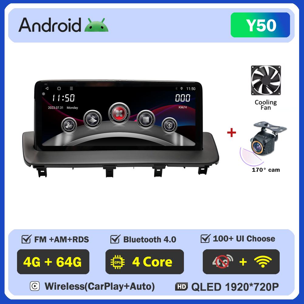 

10,25 дюйма Для MAZDA CX-9 CX 9 CX9 2016-2021 Автомагнитола Мультимедийный Видеоплеер Навигация GPS 4G Беспроводной Carplay Android Auto