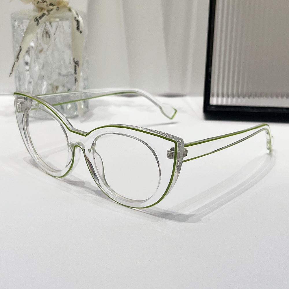 Cat Eye Flat Glasses Anti-Blue Women'S Glasses Frame Avant-Garde Glasses Frame Tide