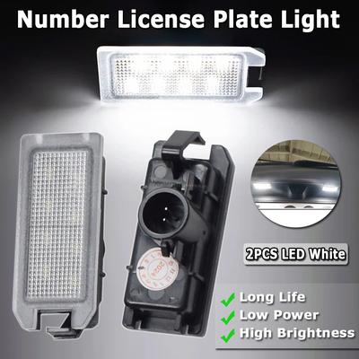 Ein Paar LED-Kennzeichenleuchten Kennzeichenleuchte für Jeep Grand Cherokee Compass Patriot Fiat 500 Dodge Viper Maserati Levante