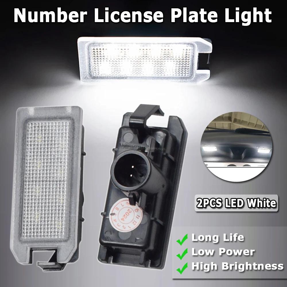 A Pair LED License Plate Light Number Plate Lamp For Jeep Grand Cherokee Compass Patriot Fiat 500 Dodge Viper Maserati Levante