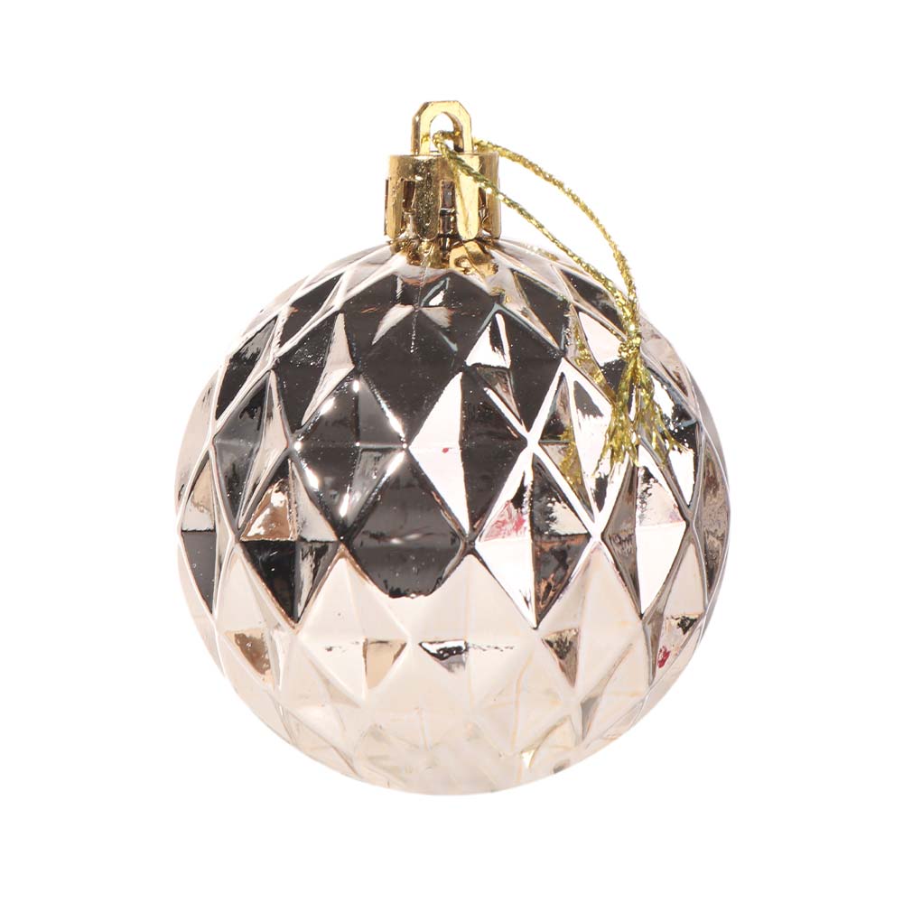 16pcs Shatterproof Painted Christmas Balls Pendant 6cm Xmas Tree Pendants Home New Year Decor