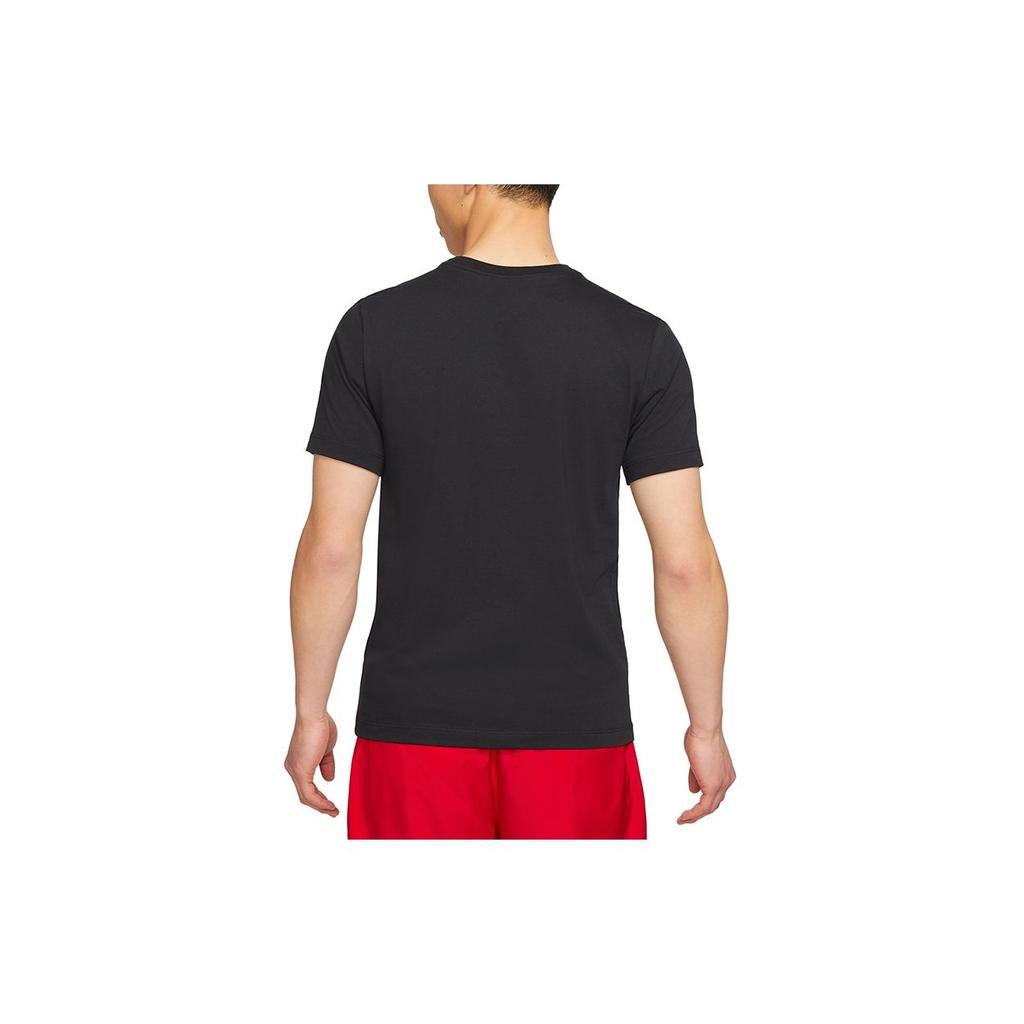 Air Jordan Casual Basketball Breathable Training Short Sleeve T-Shirt Men Tops Black CZ8395-010