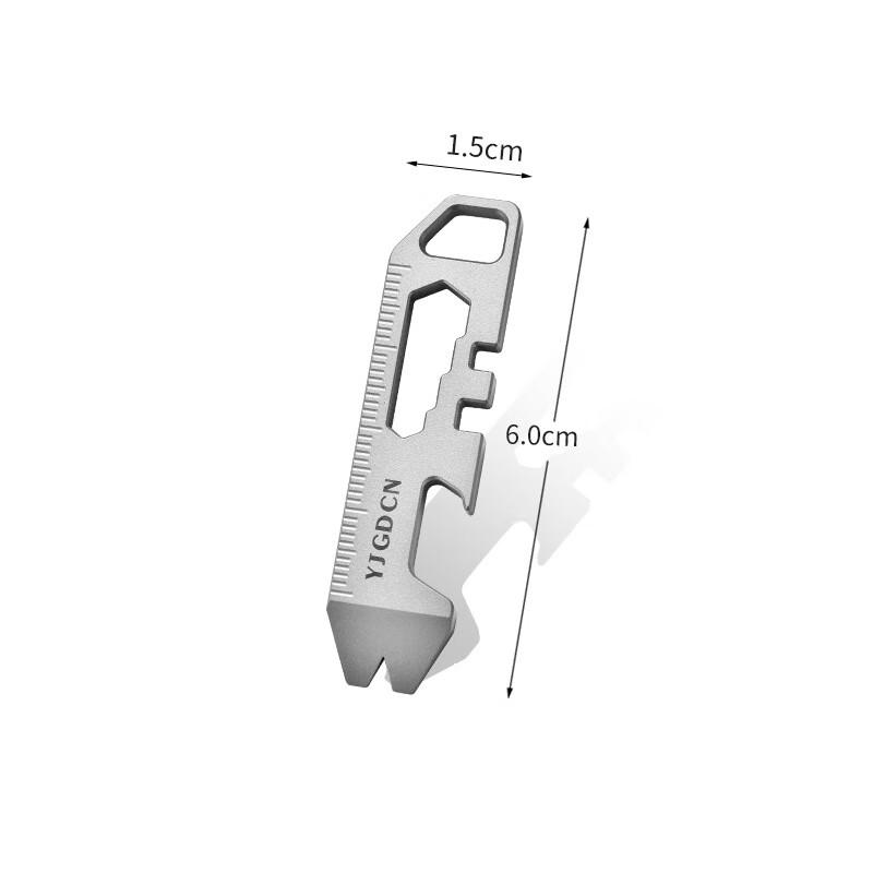 NuFeng Mini Multi-tool Titanium Pry Bar